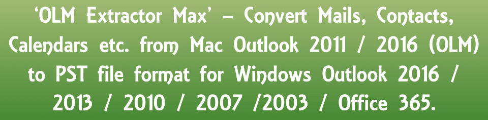 best olm to pst converter
