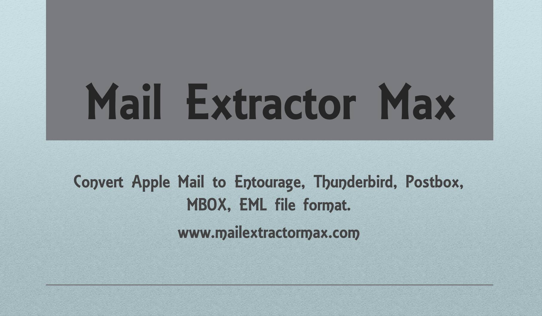 apple mail to thunderbrid