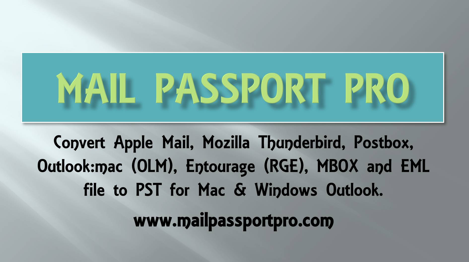 migrate Entourage 2008 to Outlook