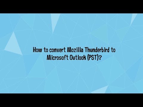 Thunderbird to PST Converter to import data into Outlook 3